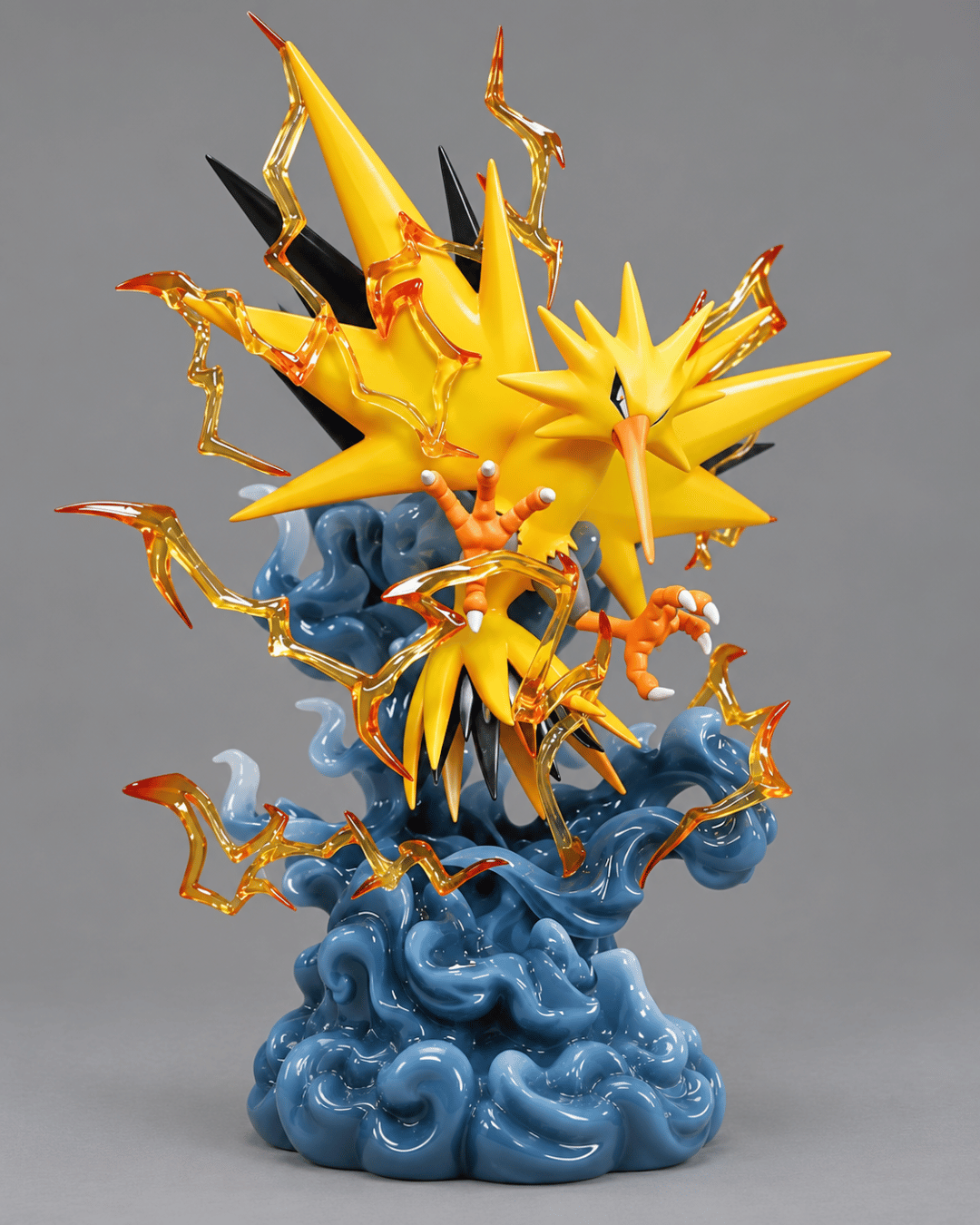 Pokemon Anime Figure Thunder Sovereign Zapdos 15.5c, (6.1") Collector Statue