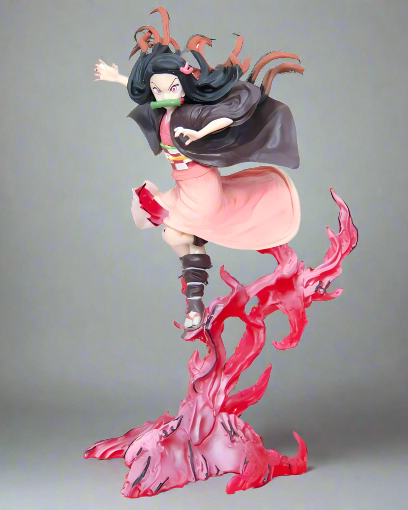 Kamado Nezuko Anime Demon Slayer: Kimetsu no Yaiba Figurine Kochou Shinobu Figurines d'action Statuette en PVC Collection Modèle Jouets Cadeaux