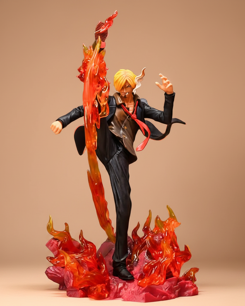 Figurine One Piece en PVC de 30 cm (12"), Fury Sanji à la jambe noire