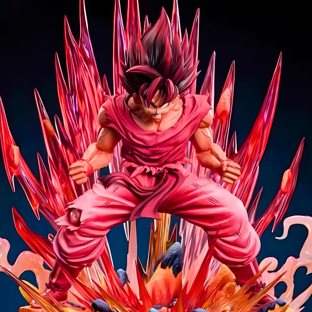 Dragon Ball Anime Figure Kaioken Surge Goku 25cm (10") PVC Statue