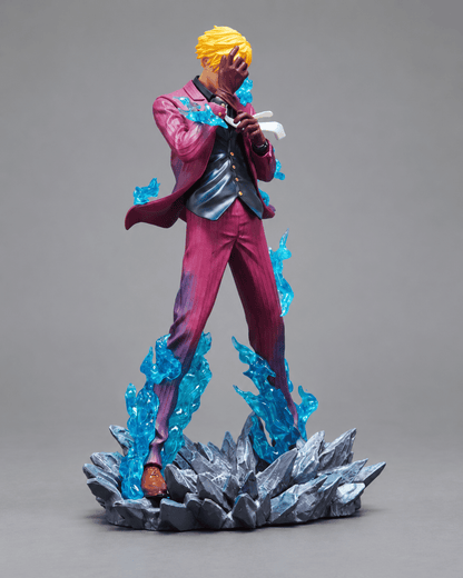 One Piece Anime Figure Burning Resolve Sanji 25cm (9.9") Collector Statue