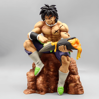 Figura de anime Dragon Ball Gift of Saiyan Might Broly Estatua de PVC de 23 cm (9 ")