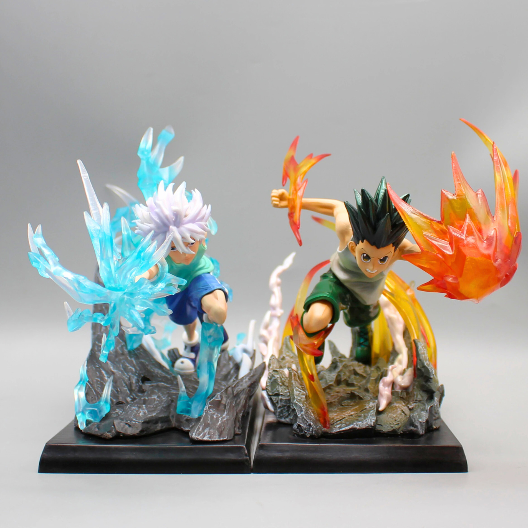 Hunter X Hunter Anime Figure Hunter’s Heart Gon Freecss & Killua Zoldyck 16cm (6") PVC Statue