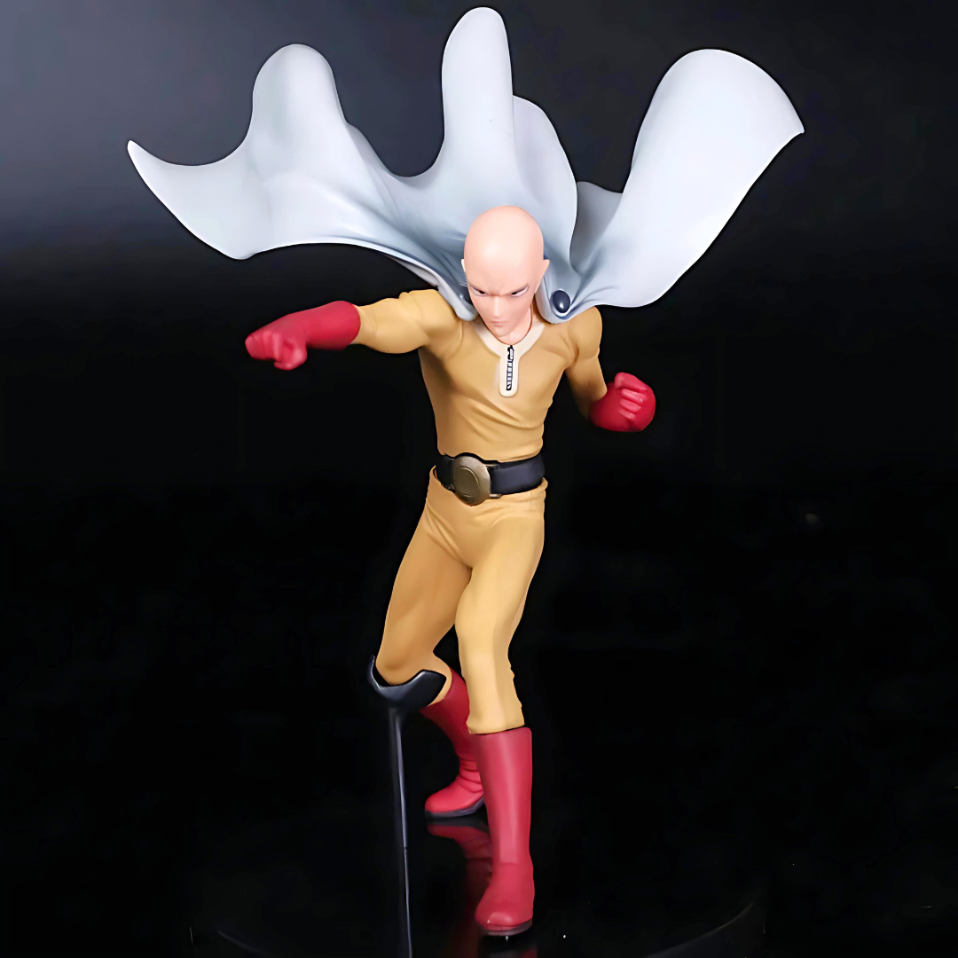 One Punch Man Anime Figure Punch of Power Saitama 14cm (6") PVC Statue