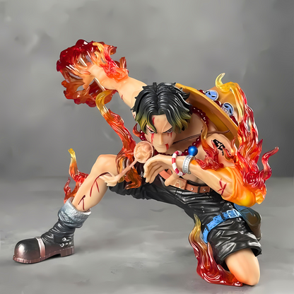 One Piece Anime Figure Inferno Commander Portgas D Ace 16cm (6.3") PVC Statue