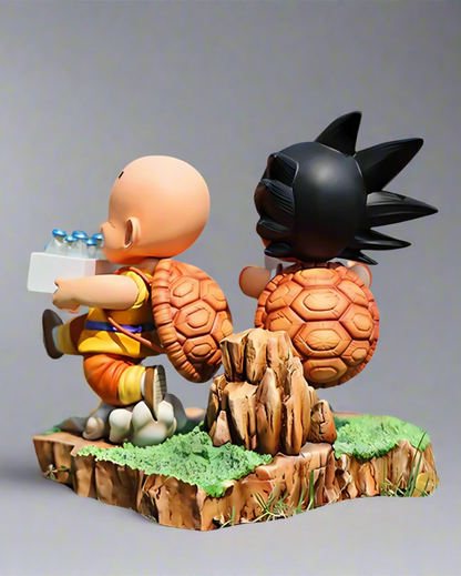 Dragon Ball Anime Figure Milk Madness Goku & Kuririn 15cm (6") Collector Statue