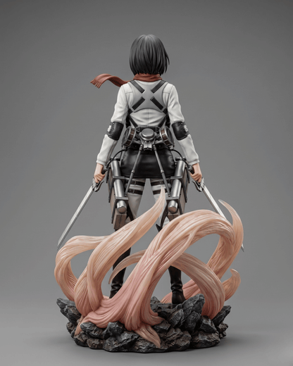 Attack On Titans Anime Figure Mikasa Ackerman: Blood and Blades 45cm (17.72") Collector Statue