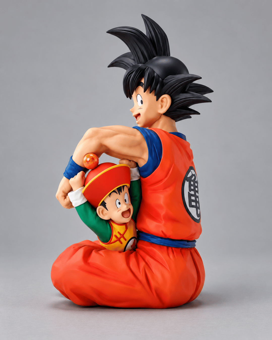 Dragon Ball Anime Figure Warrior’s Bond Goku & Gohan 14cm (5.5") Collector Statue