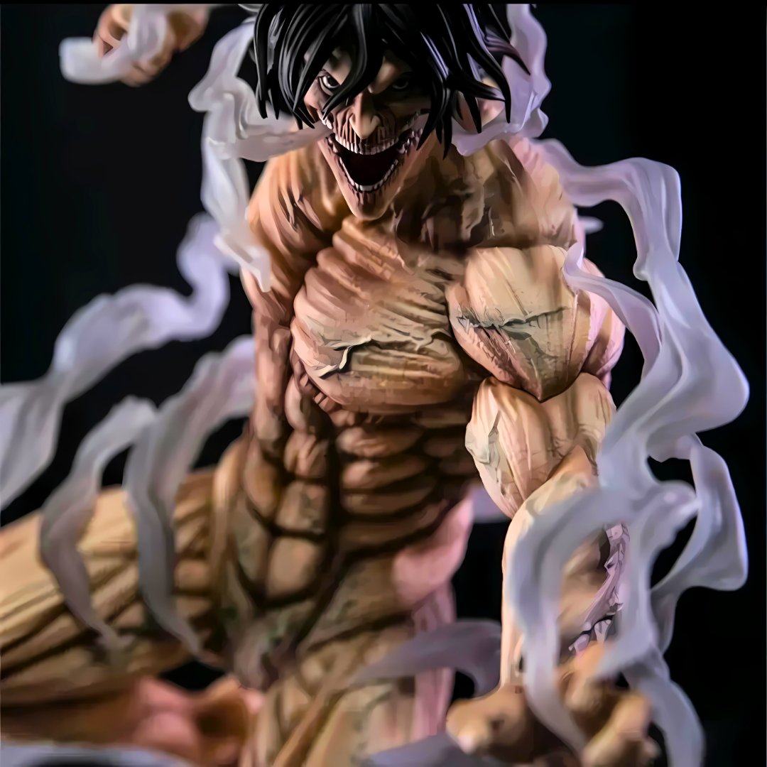 Attack On Titan Anime Figure Rage of the Wall Armored Titan Eren Jager 40cm (16") PVC Statue