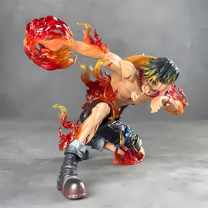 One Piece Anime Figure Inferno Commander Portgas D Ace 16cm (6.3") PVC Statue