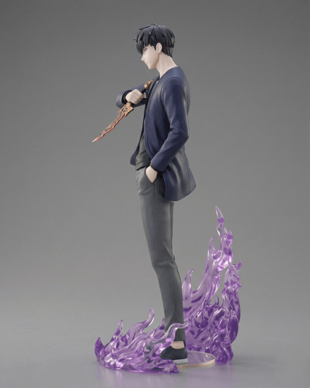 Solo Leveling Anime Figure The Ghost Sung Jin-Woo 21cm (8.27") Collector Statue