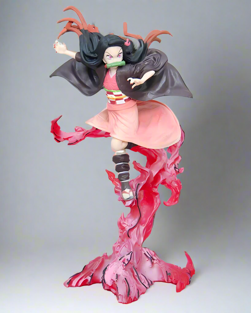 Kamado Nezuko Anime Demon Slayer: Kimetsu no Yaiba Figurine Kochou Shinobu Figurines d'action Statuette en PVC Collection Modèle Jouets Cadeaux