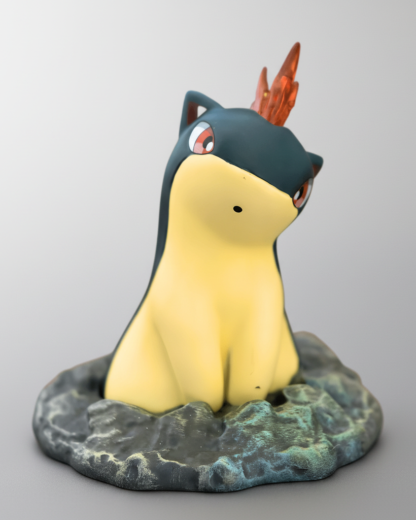 Pokemon Anime Figure Blaze Warden Typhlosion 13cm (5") Collector Statue