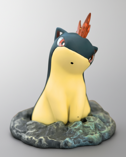 Pokemon Anime Figure Blaze Warden Typhlosion 13cm (5") Collector Statue