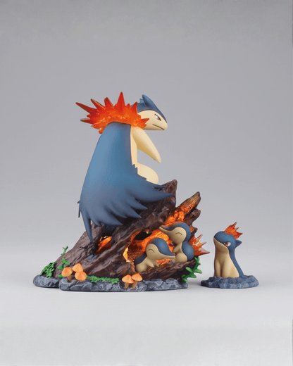 Pokemon Anime Figure Blaze Warden Typhlosion 13cm (5") Collector Statue