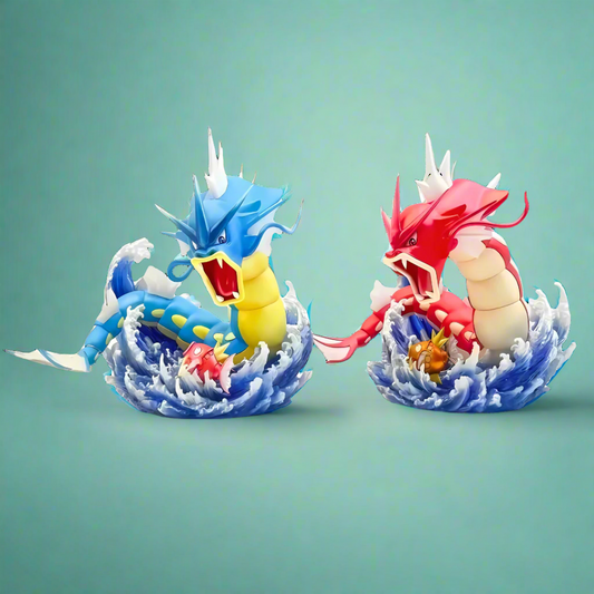 Figura de anime Pokémon Tsunami Beast Gyarados, estatua de PVC de 16 cm (6")