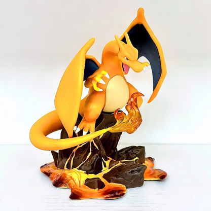 Pokemon Anime Figure Inferno Wing Charizard (3pcs) 16cm (6") PVC Statue