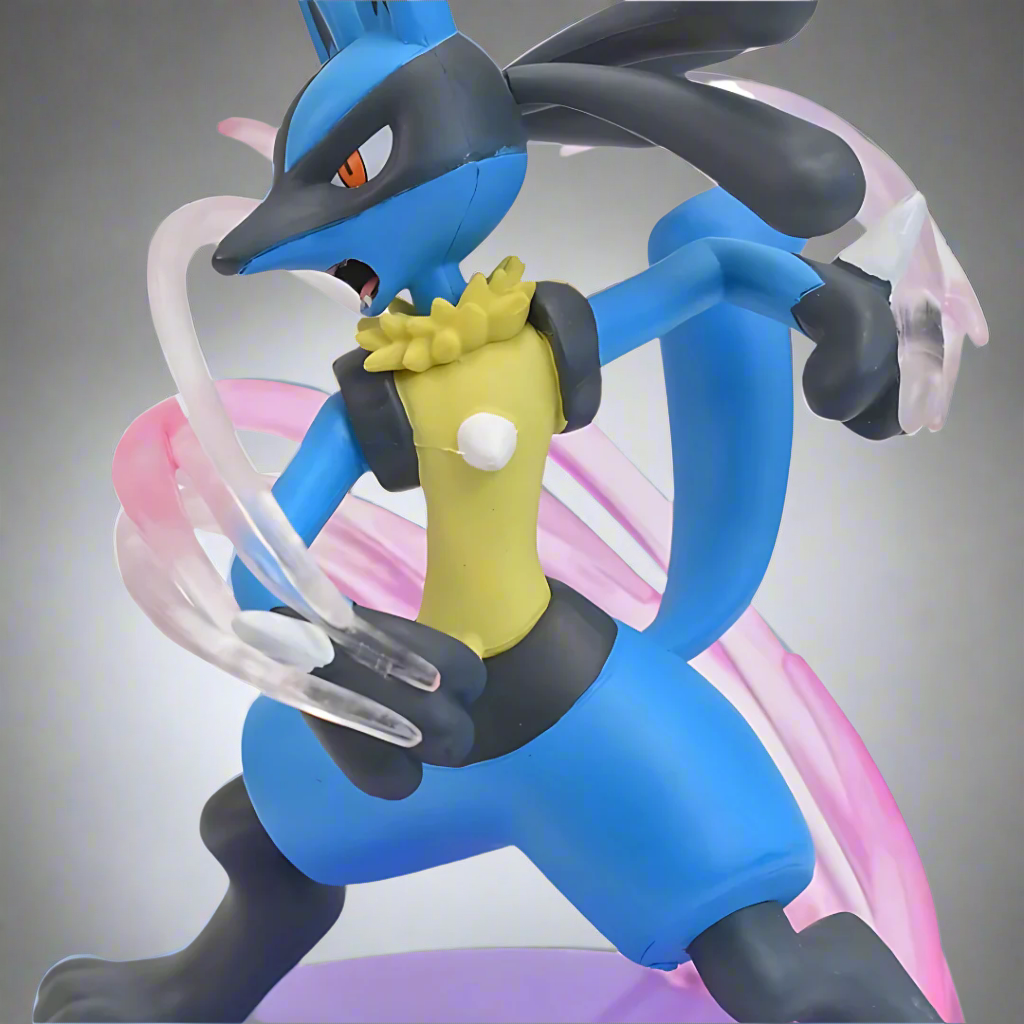 Pokémon Anime Figure Aura Warrior Lucario 13cm (5") PVC Statue