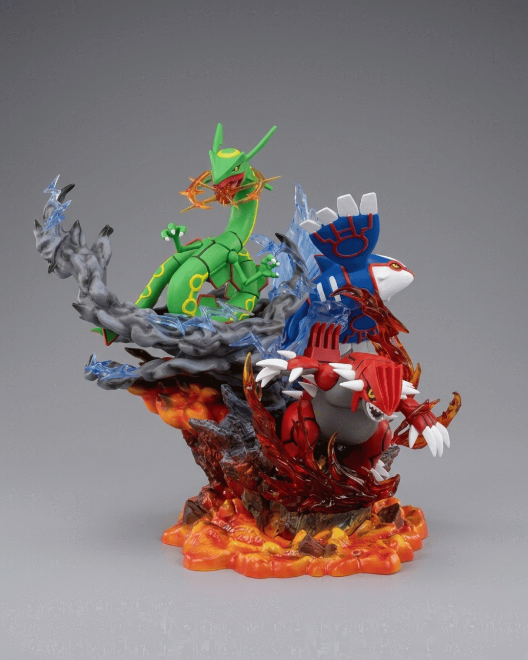 Pokemon Anime Figure Groudon, Kyogre and Rayquaza: Clash of the Titans 35cm (13.78") Collector Statue