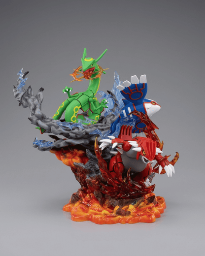 Pokemon Anime Figure Groudon, Kyogre and Rayquaza: Clash of the Titans 35cm (13.78") Collector Statue