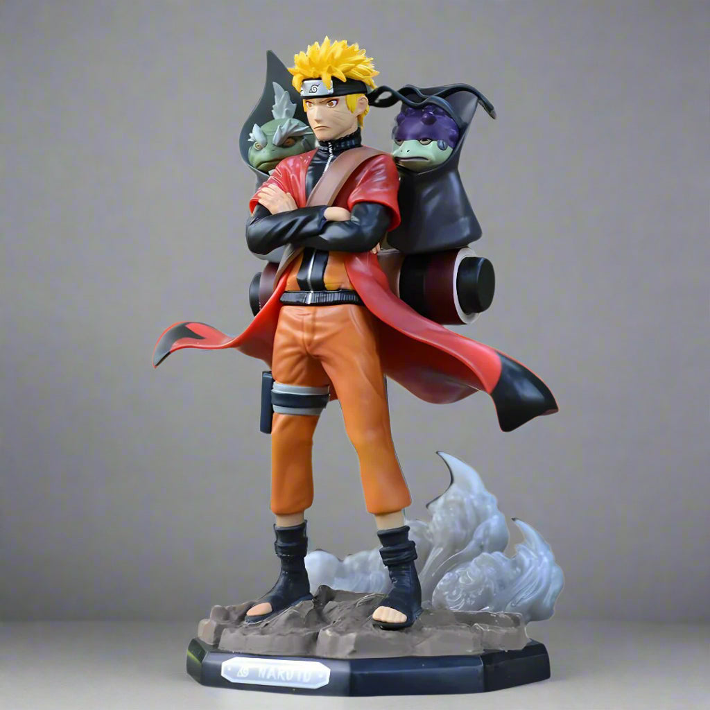 Figuras de acción de Naruto Uzumaki Naruto Sage de 23 cm, juguetes de PVC, figura de colección Shippuden, modelo Brinquedos, muñeca.