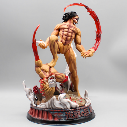 Attack On Titan Anime Figure Colossal Titan Eren Jager 29cm (11") PVC Statue