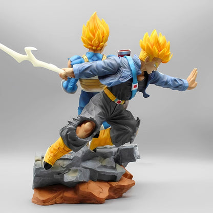 Dragon Ball Anime Figure Bloodline of Warriors Vegeta & Trunks 30cm (12") PVC Statue