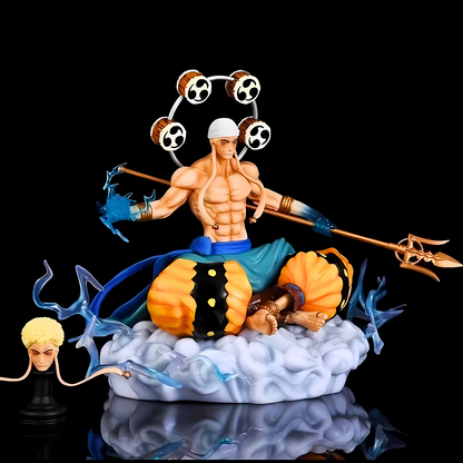 One Piece Anime Figure Thunderous Wrath Enel 22cm (9") PVC Statue