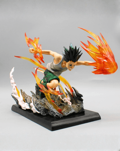 Figurine d'anime Hunter X Hunter Hunter's Heart Gon Freecss et Killua Zoldyck Statue en PVC de 16 cm (6")