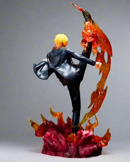 Figurine One Piece en PVC de 30 cm (12"), Fury Sanji à la jambe noire