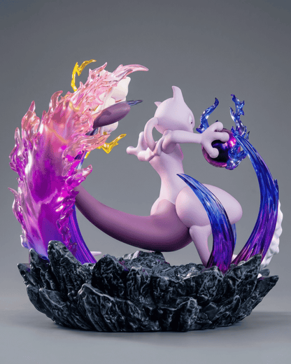 Pokémon Anime Figure Mewtwo and Mew: Psychic Legacy 16cm (6.3") Collector Statue