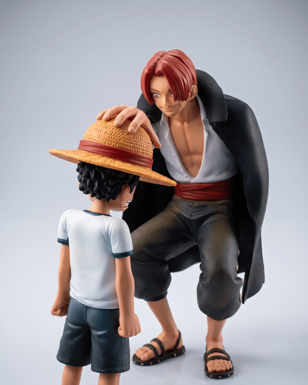 One Piece Anime Figure Shanks and Young Luffy Pirate’s Legacy 18cm (7.1") Collector Statue