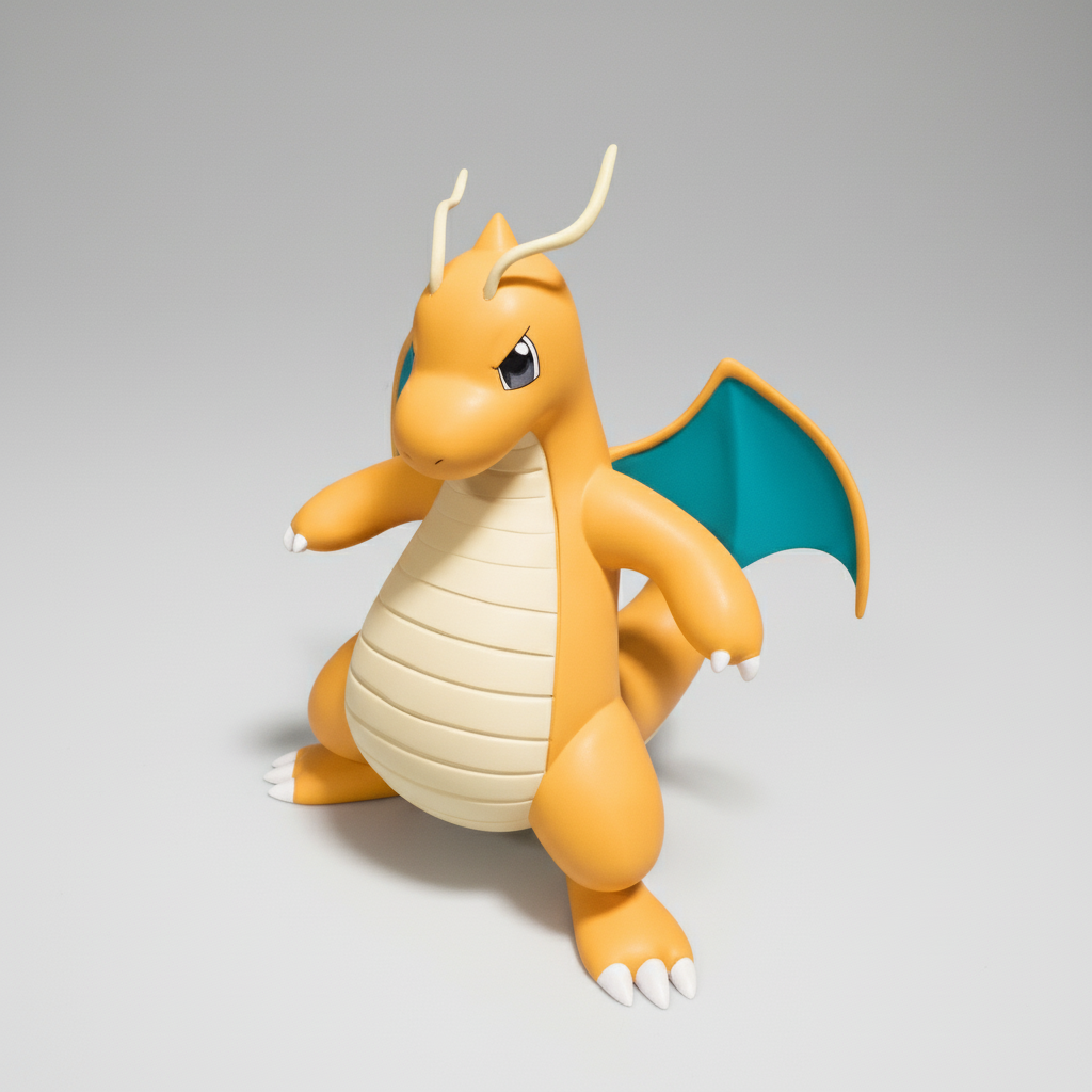 Dragonite figure from above – Sky Guardian pose