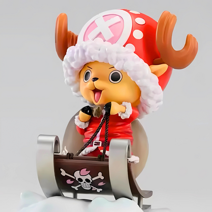 Figura de anime de One Piece, Cotton Candy Wonder, Tony Tony Chopper, estatua de PVC de 16 cm (6")