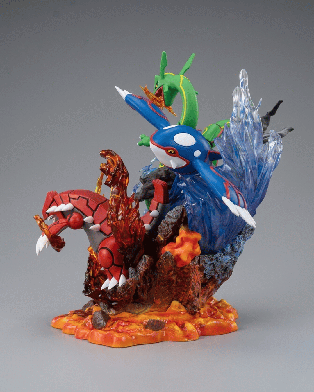 Pokemon Anime Figure Groudon, Kyogre and Rayquaza: Clash of the Titans 35cm (13.78") Collector Statue