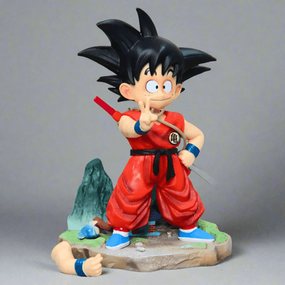 Figura de anime Dragon Ball Rising to Greatness Goku Estatua de PVC de 23 cm (9 ")