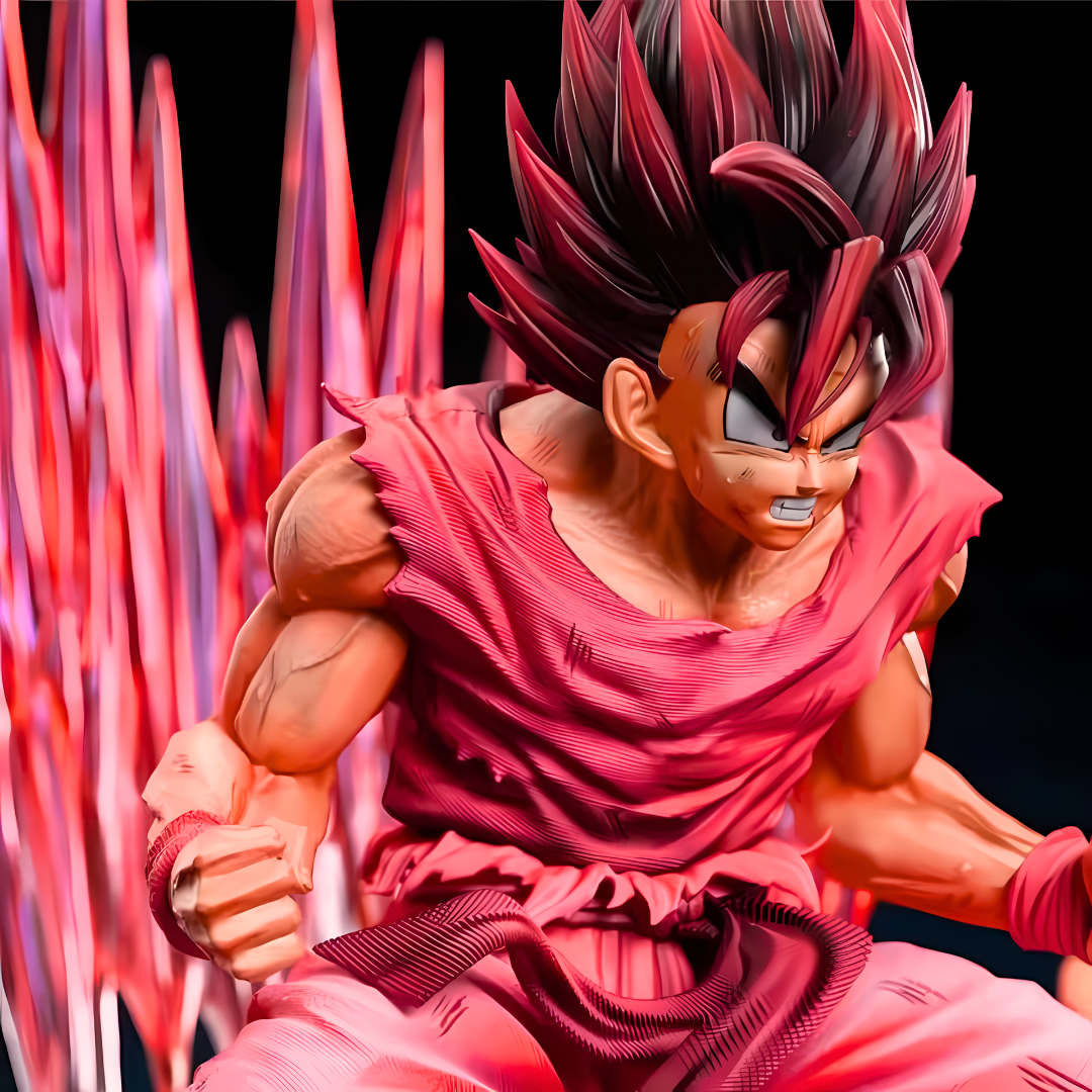 Dragon Ball Anime Figure Kaioken Surge Goku 25cm (10") PVC Statue