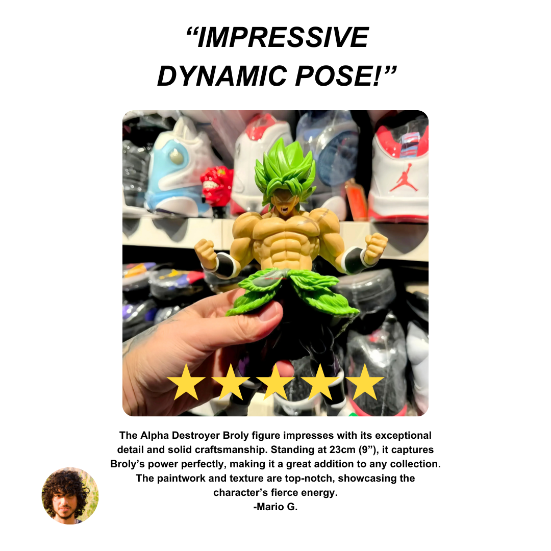 Dragon Ball Anime Figure Alpha Destroyer Broly 23cm (9") PVC Statue