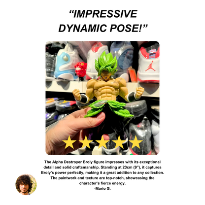 Dragon Ball Anime Figure Alpha Destroyer Broly 23cm (9") PVC Statue