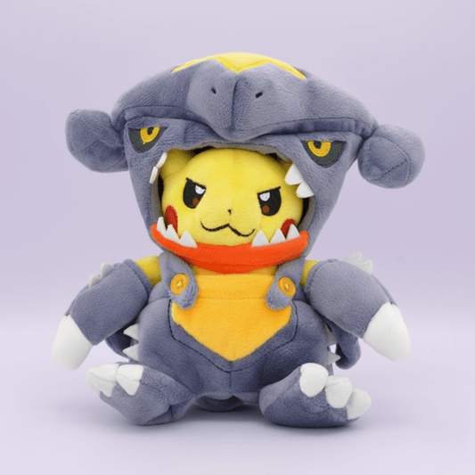 Pokémon Anime Plush Toy ChompaChu Pikachu Cosplay Garchomp 22cm (9") Plushie