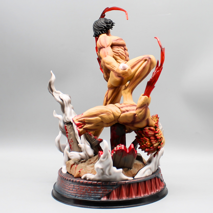 Attack On Titan Anime Figure Colossal Titan Eren Jager 29cm (11") PVC Statue