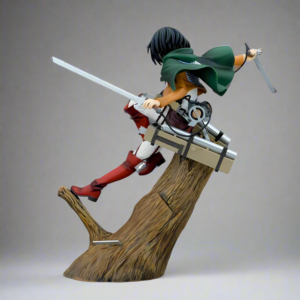 Attack On Titans Anime Figure Blade of Freedom Mikasa Ackerman 35cm (14") PVC Statue