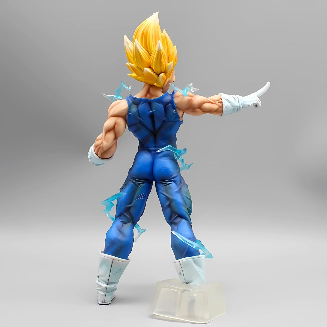 Figura de acción de Dragon Ball Vegeta de 27,5 cm con diseño de mano de elevación demonizada, modelo de estatua coleccionable, decoración de escritorio, juguetes de regalo para niños.