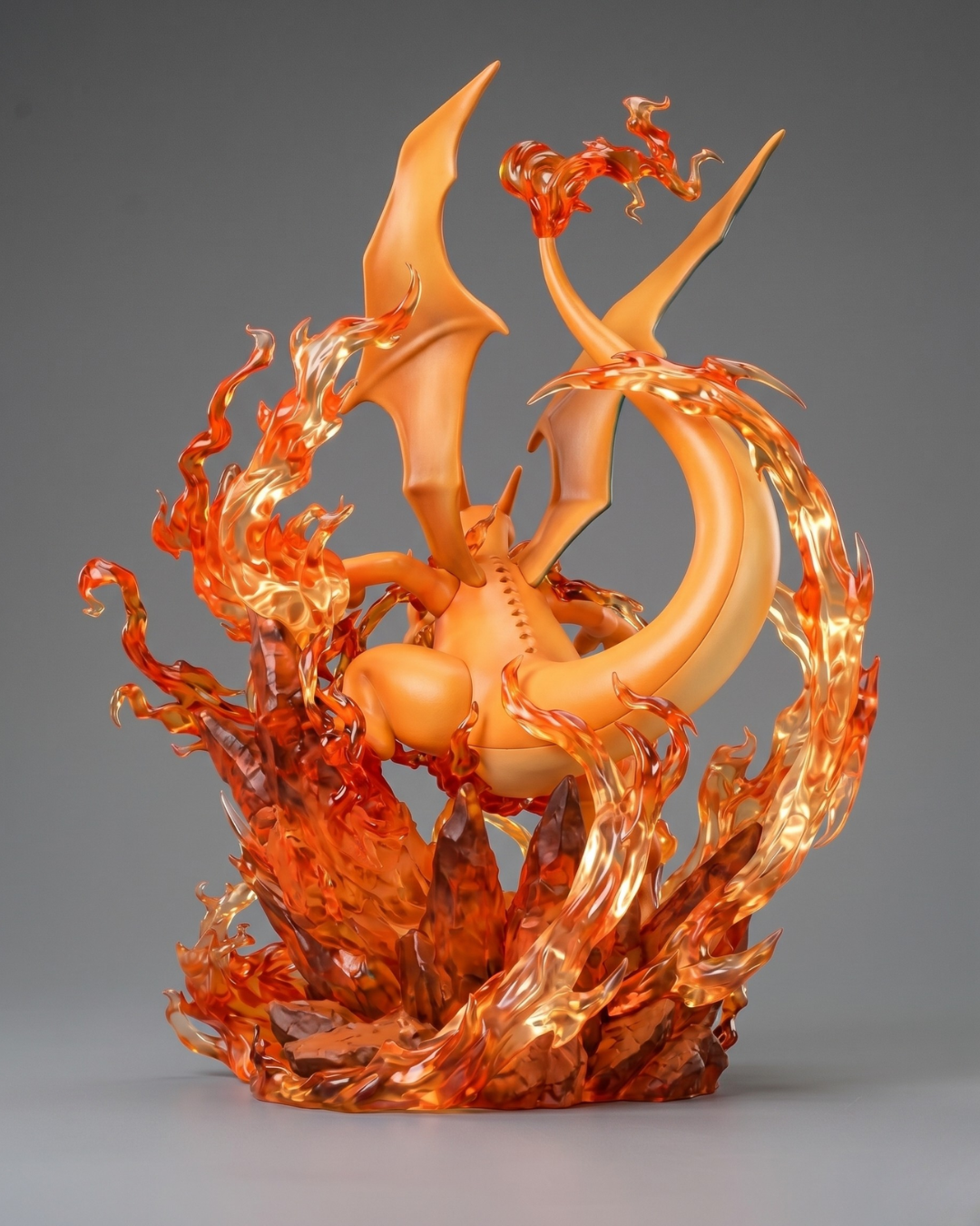 Pokemon Anime Figure Charizard, Charmander and Charmeleon: Flames of Evolution 30cm (11.81") Collector Statue