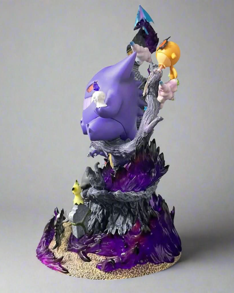 Pokémon Anime Figure Whisper in the Mist Gastly, Haunter & Gengar 31cm (12") Collector Statue
