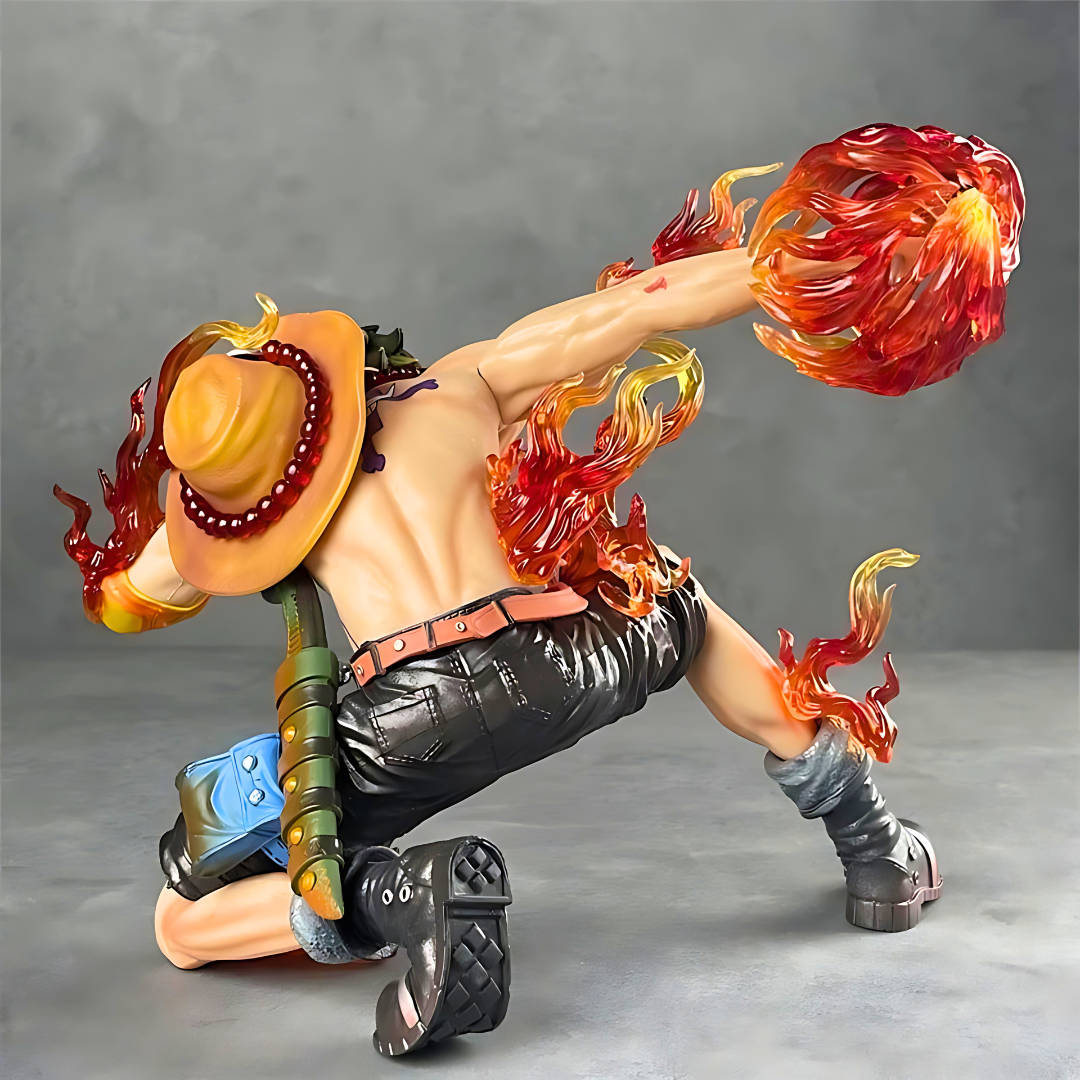 One Piece Anime Figure Inferno Commander Portgas D Ace 16cm (6.3") PVC Statue