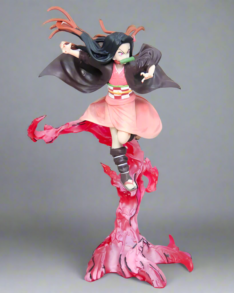 Kamado Nezuko Anime Demon Slayer: Kimetsu no Yaiba Figurine Kochou Shinobu Figurines d'action Statuette en PVC Collection Modèle Jouets Cadeaux
