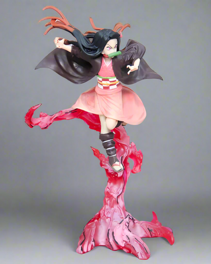 Kamado Nezuko Anime Demon Slayer: Kimetsu no Yaiba Figurine Kochou Shinobu Figurines d'action Statuette en PVC Collection Modèle Jouets Cadeaux