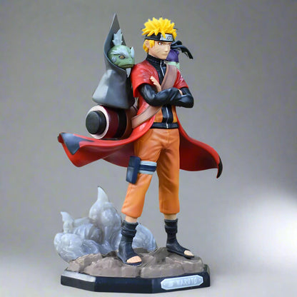 Figuras de acción de Naruto Uzumaki Naruto Sage de 23 cm, juguetes de PVC, figura de colección Shippuden, modelo Brinquedos, muñeca.
