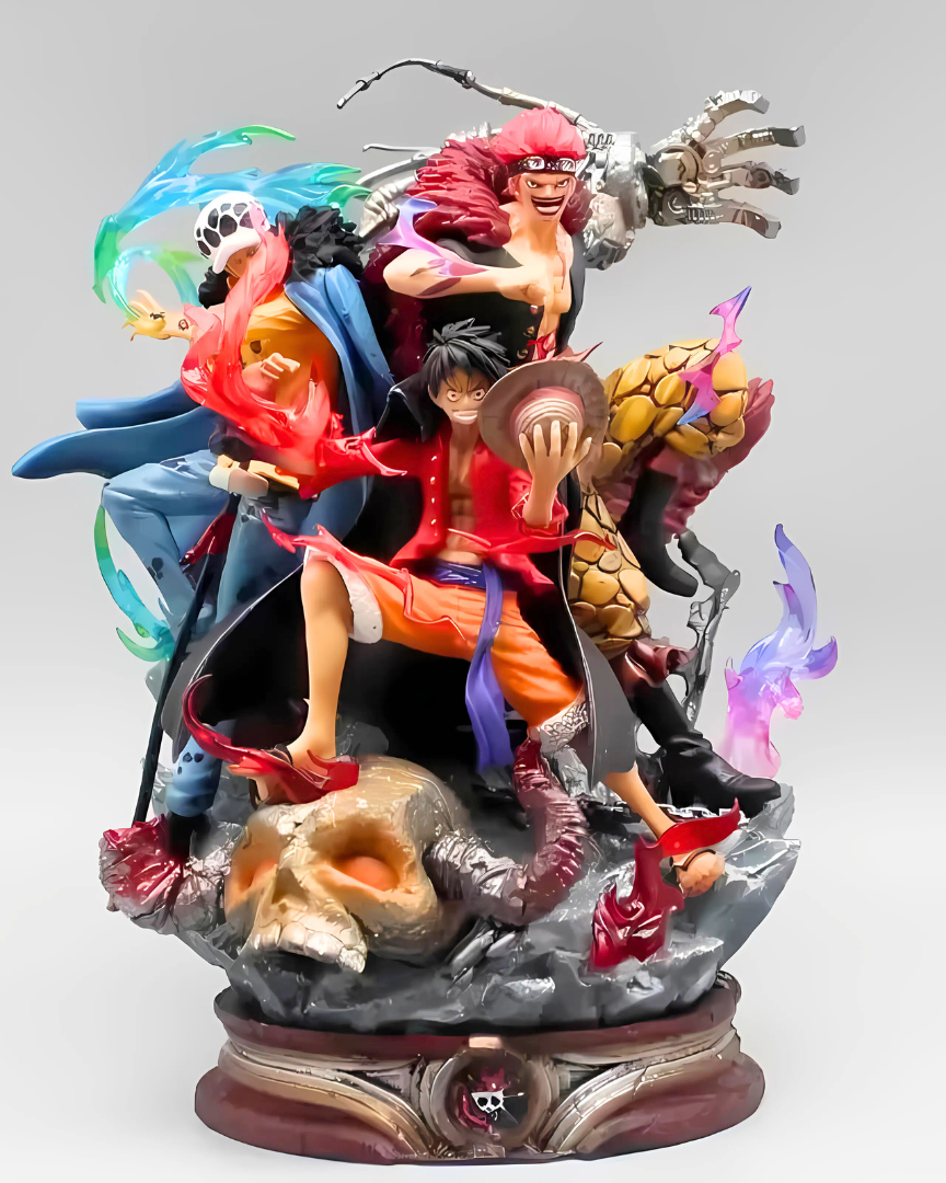 Figurine One Piece Anime Triade de la Mer Luffy Statue PVC 22 cm (9")